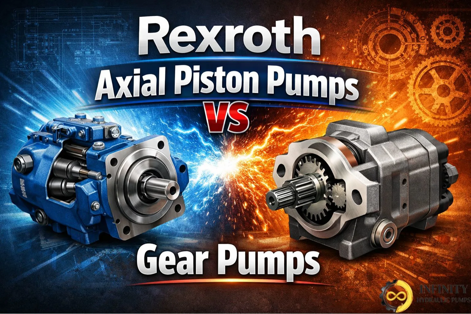 Rexroth Axial Piston Pumps vs Gear Pumps – Which One to Choose?
