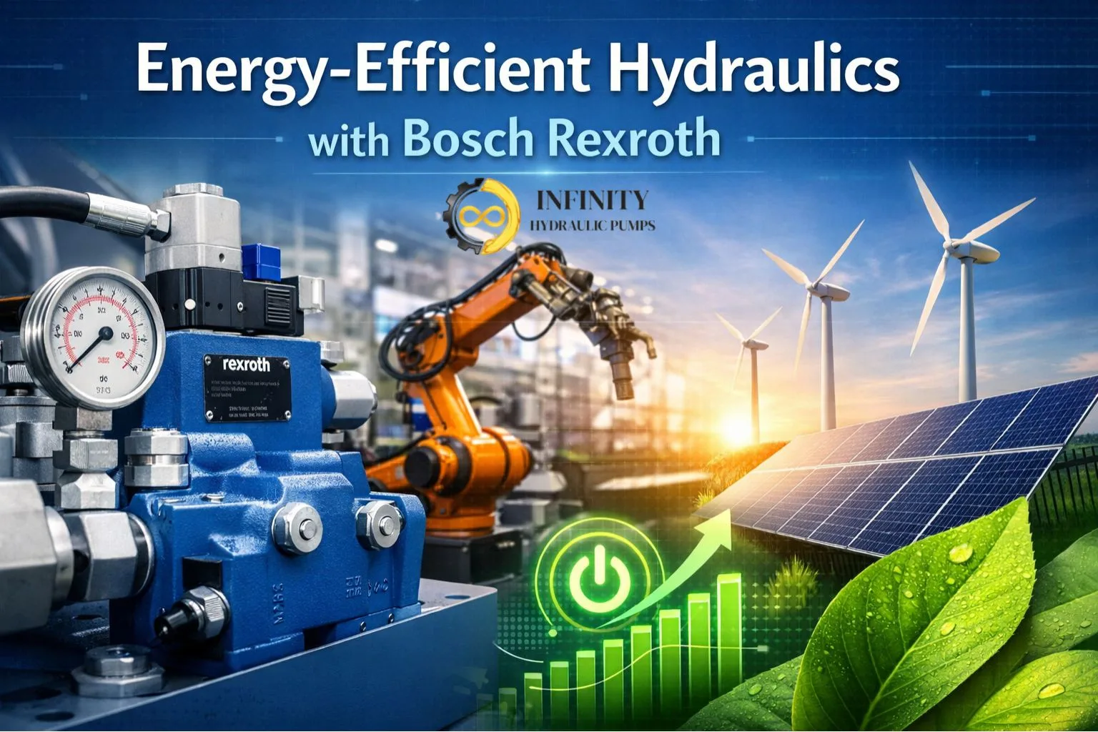 How Bosch Rexroth Improves Energy Efficiency in Hydraulic Systems